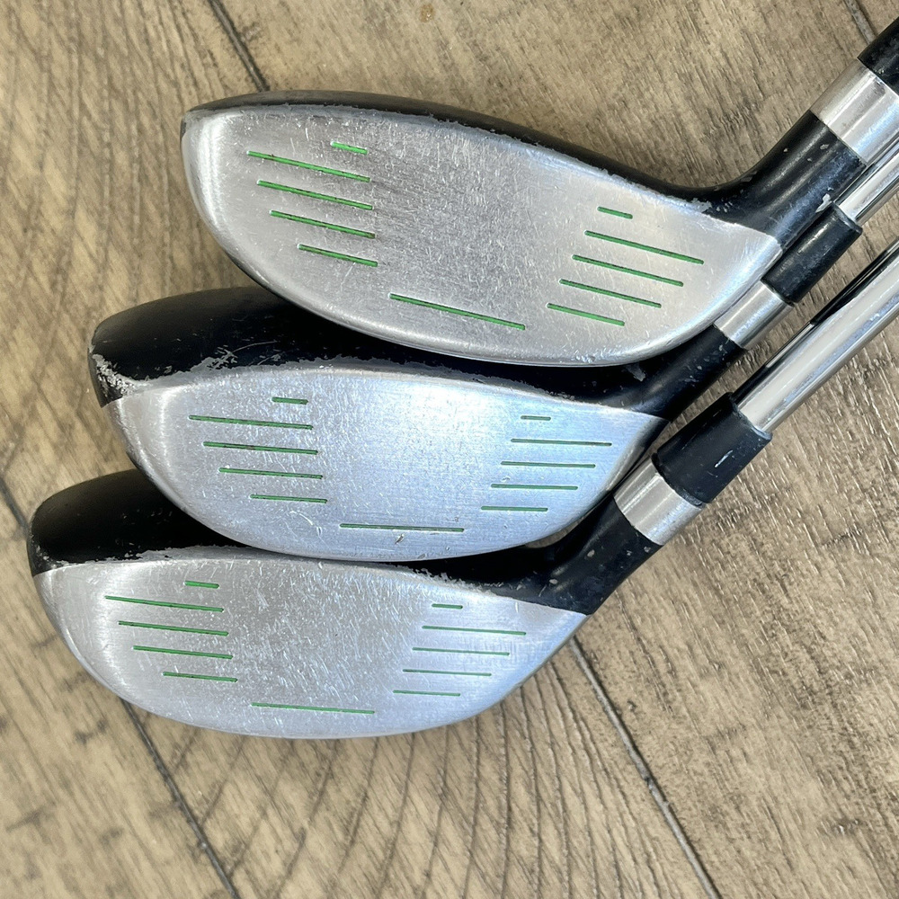 BombTech Grenade 3 4 5 Hybrid Set RH Regular Flex Steel Shafts Fair Condition - Picture 2 of 12